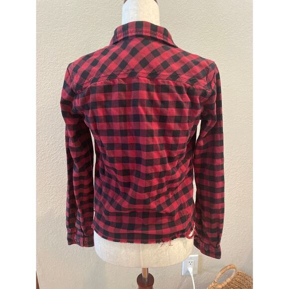 Women’s Carhartt Cropped Button-down Top Sz SM - Picture 4 of 6